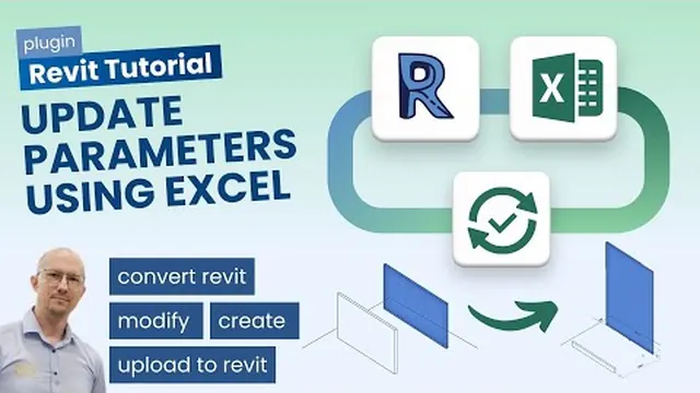 Video thumbnail: Update Revit parameters using Excel data