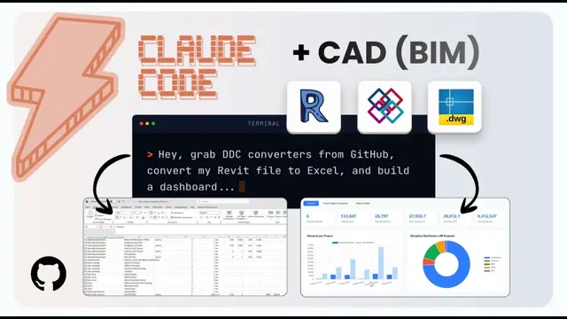Video thumbnail: Claude Code + Revit/DWG/IFC: AI Agent Builds Quantity Takeoff and Dashboards From One Sentence