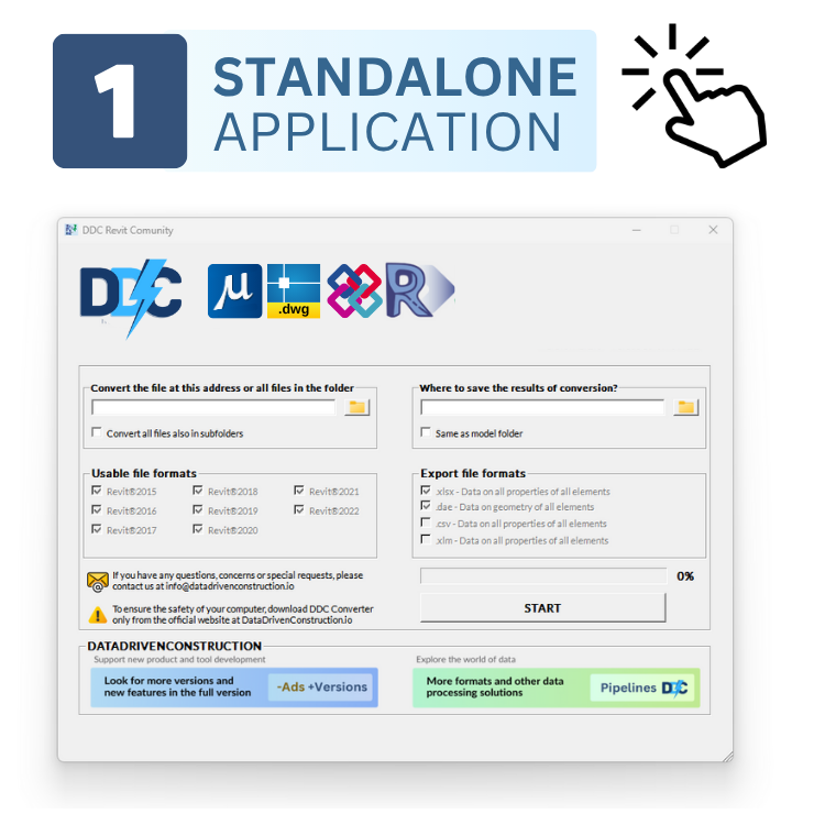 DataDrivenConstruction Revit® + IFC Converter Bundle — Lifetime License - Image 3